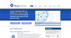 Desktop Screenshot of oryx.com.au