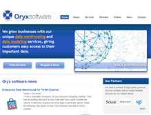 Tablet Screenshot of oryx.com.au